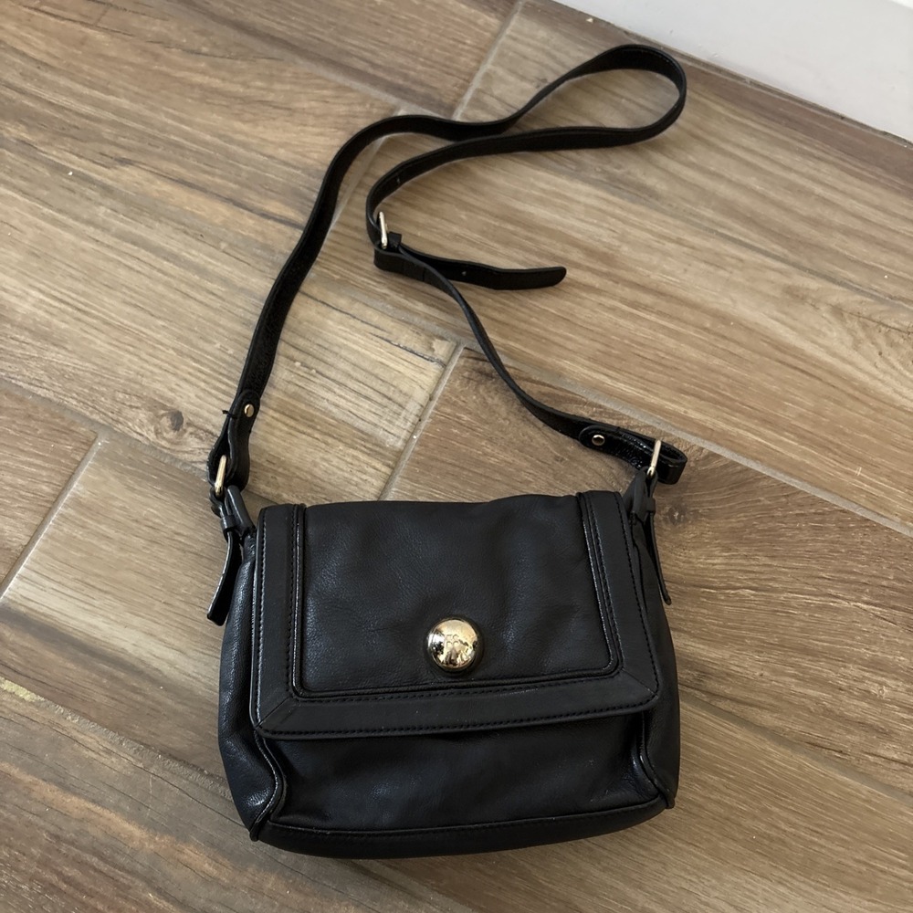 Kate Spade Black Leather Crossbody Women's Bag roland park bag